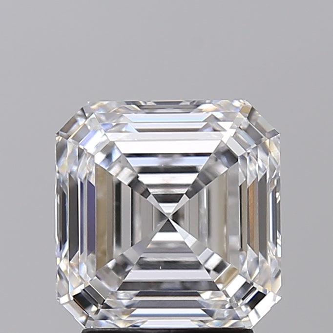IGI Certified 2.00 CT Square Emerald Cut Lab-Grown Diamond: E Color, VS1 Clarity