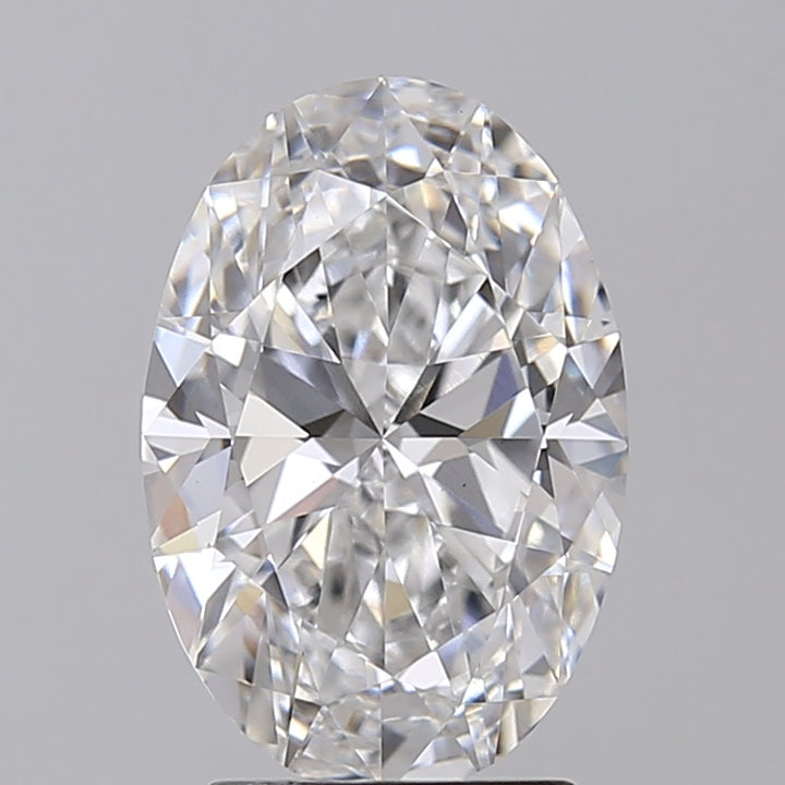 IGI Certified 3.00 CT Oval Lab-Grown Diamond: D Color, VS1 Clarity