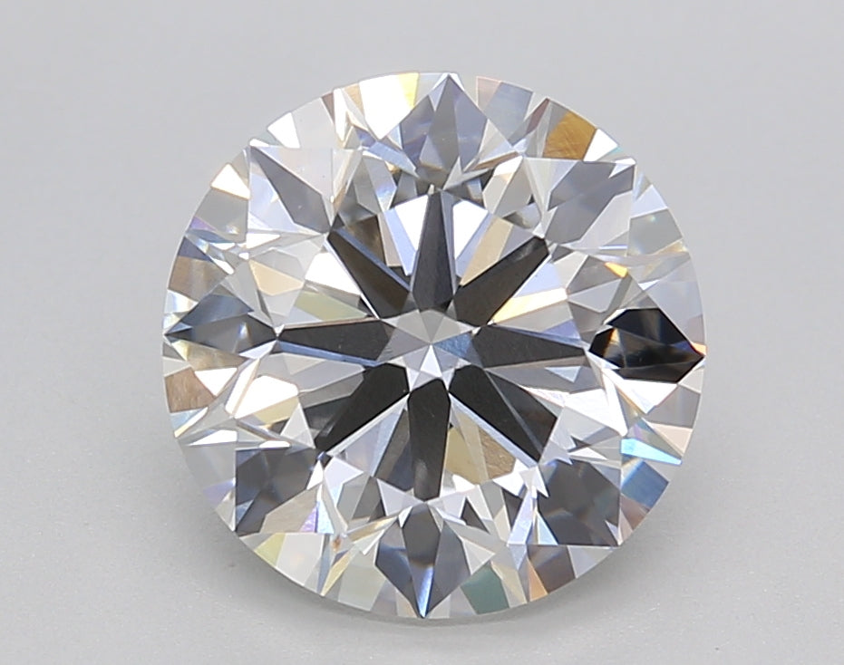 IGI Certified 3.00 CT Round Lab-Grown Diamond: F Color, VVS2 Clarity