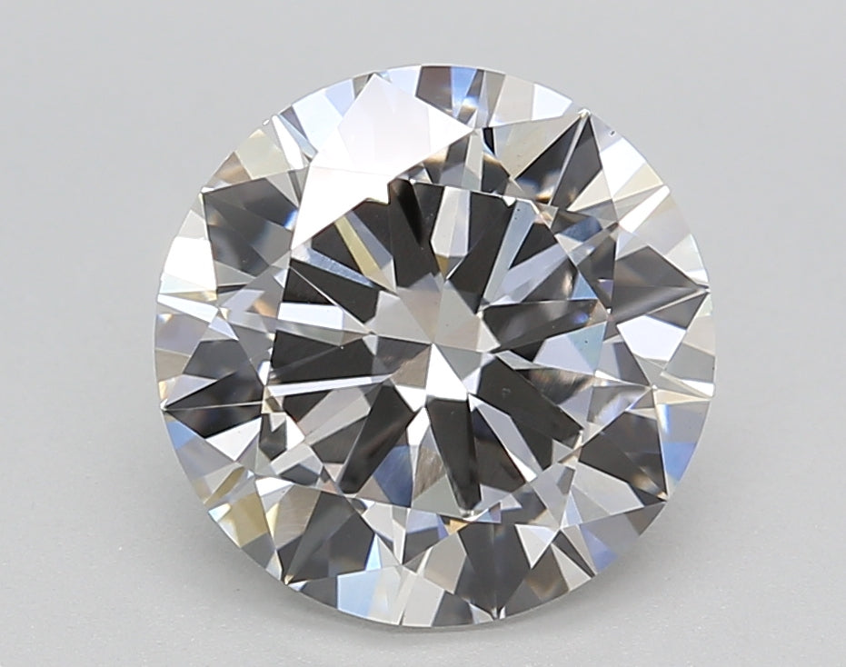 IGI Certified 3.00 CT Round Lab-Grown Diamond: H Color, VS1 Clarity