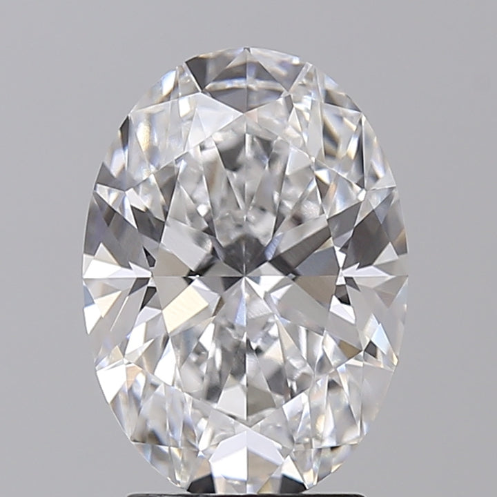 IGI Certified 3.00 ct Oval Cut Lab Grown Diamond - D Color, VVS2 Clarity
