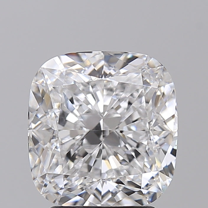 IGI Certified 3.01 Carat Cushion Cut Lab-Grown Diamond, D Color, VS1 Clarity