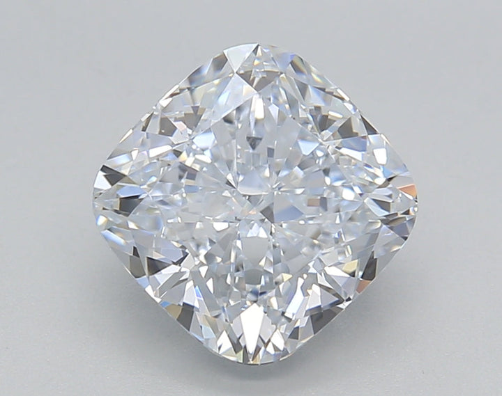 IGI Certified 3.03 CT Cushion Cut Lab-Grown Diamond, E Color, VS2 Clarity, HPHT Type