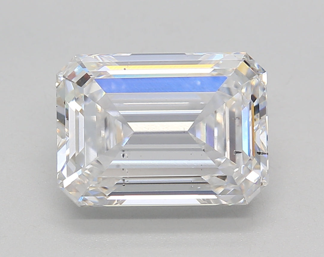 IGI Certified 4.01 CT Emerald Cut Lab Grown Diamond, E Color, VS2 Clarity