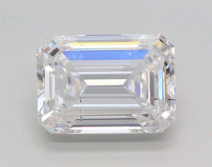 IGI Certified 4.01 CT Emerald Cut Lab Grown Diamond, E Color, VS2 Clarity
