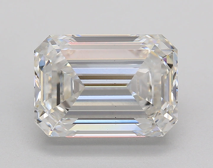 IGI Certified 4.05 CT Emerald Cut Lab Grown Diamond, G Color, VS2 Clarity