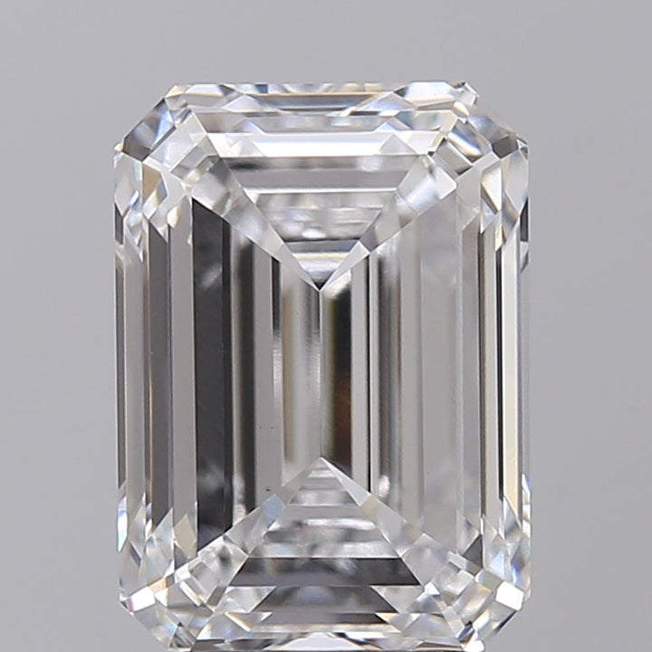 IGI Certified 4.25 CT Emerald Cut Lab Grown Diamond, D Color, VS1 Clarity