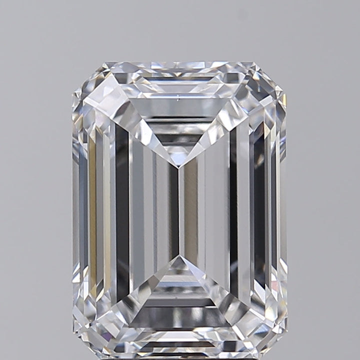 IGI Certified 4.39 CT Emerald Cut Lab Grown Diamond, E Color, VS1 Clarity