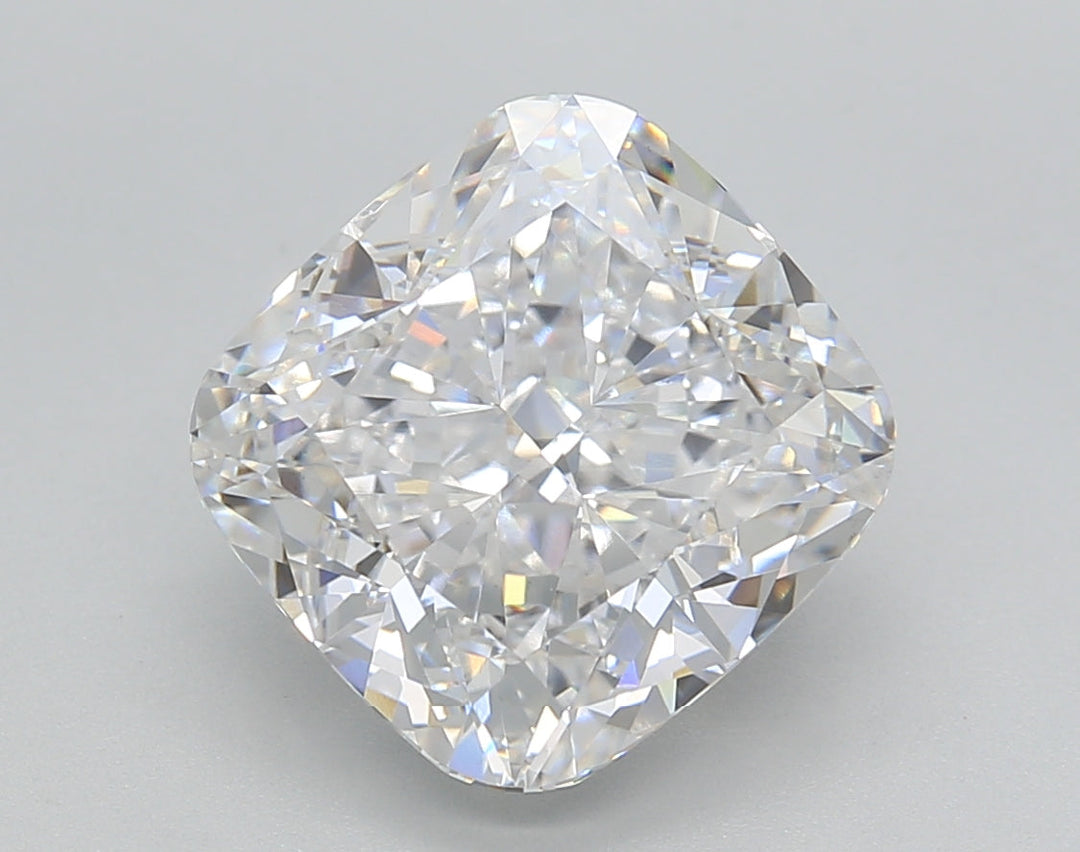IGI Certified 5.05 CT Cushion Cut Lab-Grown Diamond - VVS2, E Color