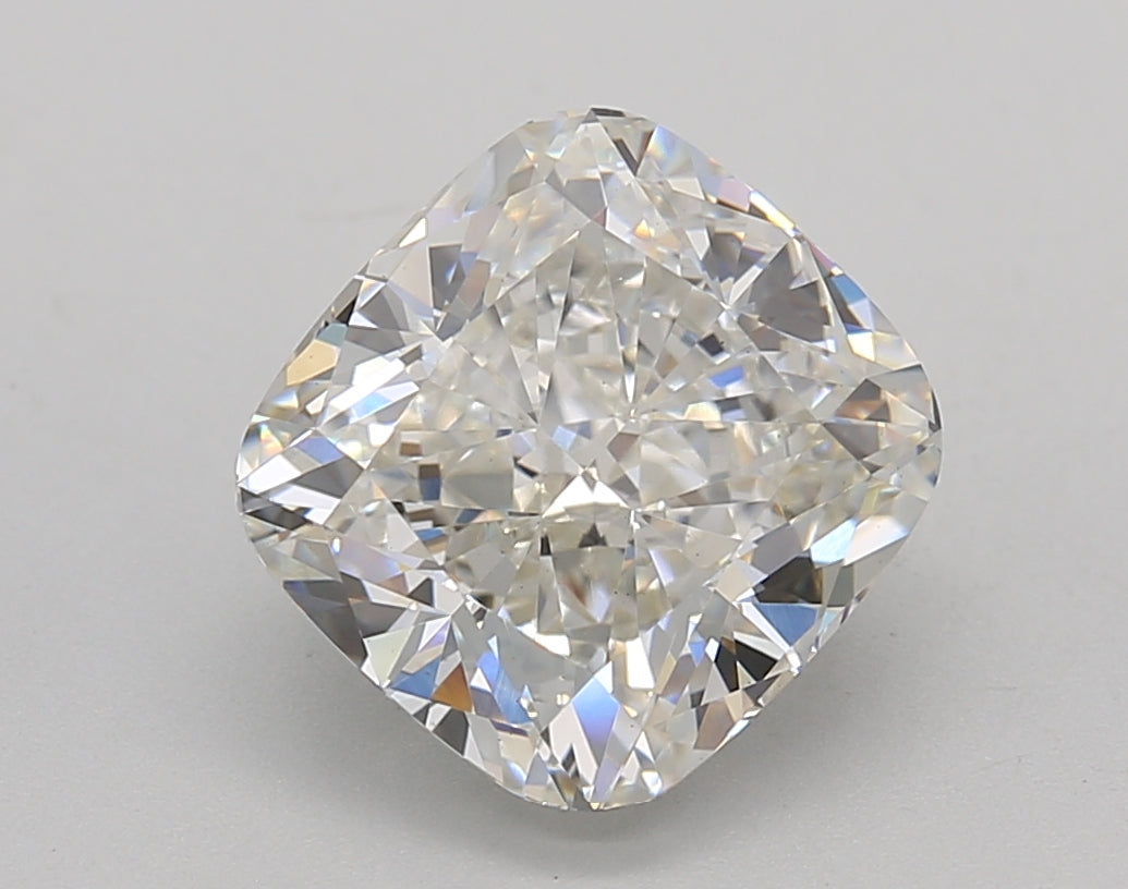 IGI Certified Cushion Cut Lab-Grown Diamond - 3.34 CT, H Color, VS1 Clarity