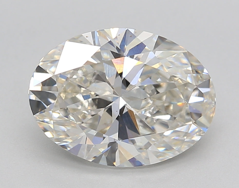 IGI Certified Oval Cut Lab Grown Diamond, 3.00 ct, G Color, VS1 Clarity