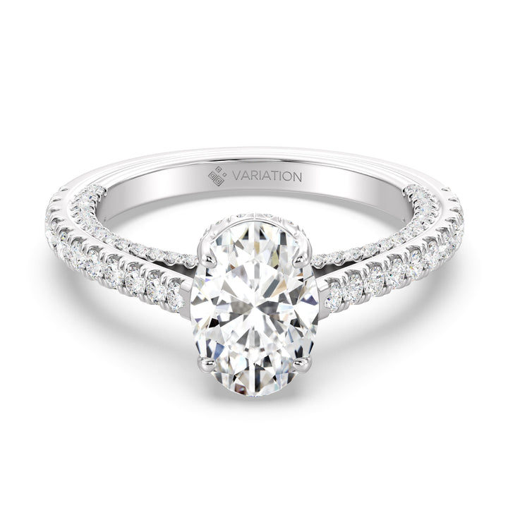 Oval Solitaire Engagement Ring