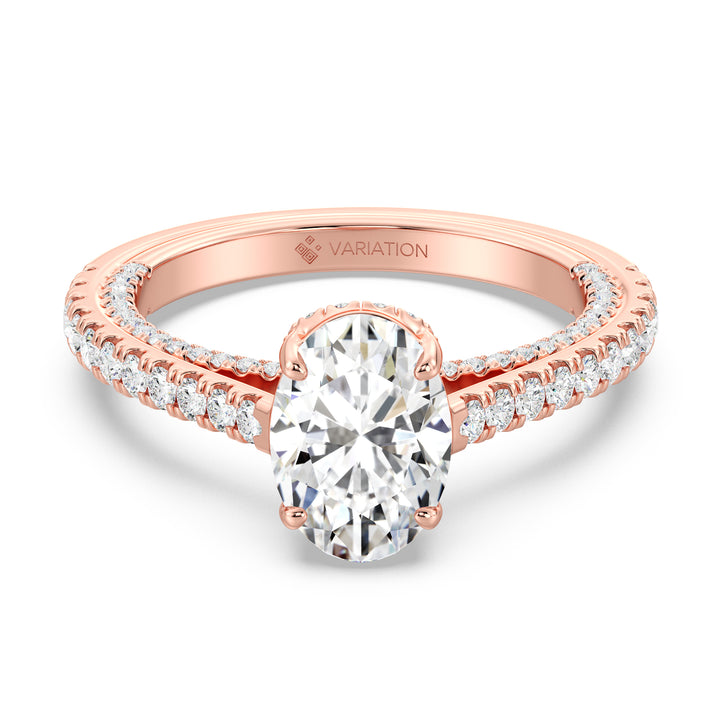 Oval Solitaire Engagement Ring