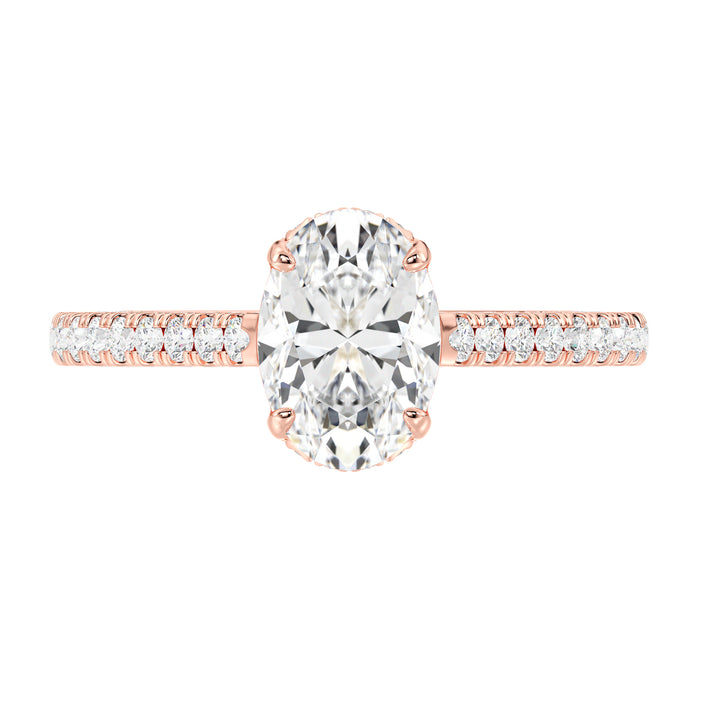 Oval Solitaire Engagement Ring