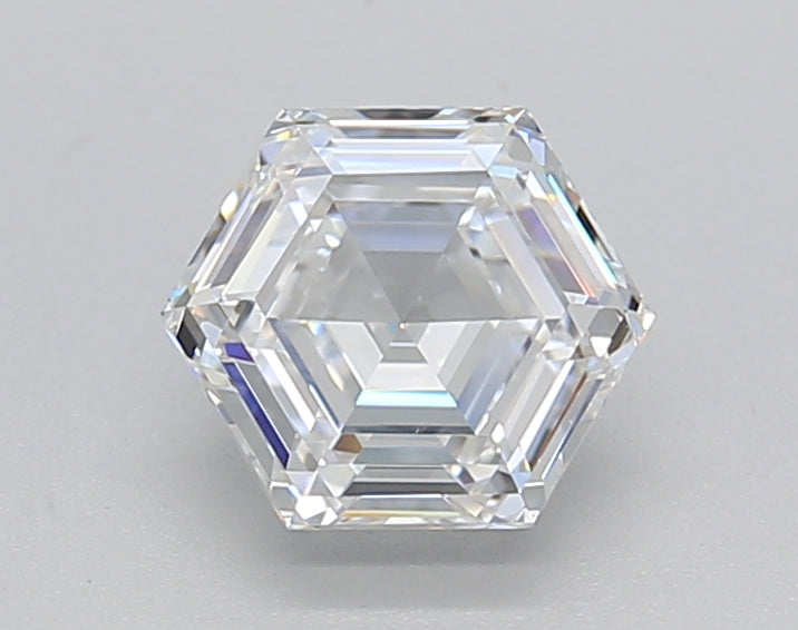 1.03 Carat Hexagonal Lab Grown Diamond, VVS2/D