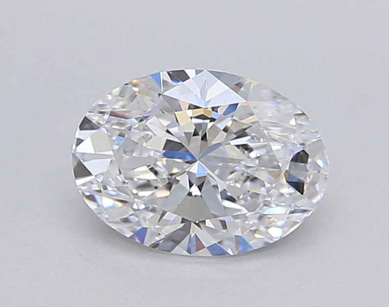 1,05 ct d kleur als ovaal gesneden lab gekweekte diamant - IGI -gecertificeerd