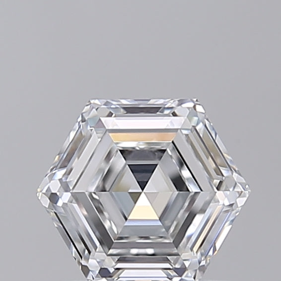 1.07 CT E RENK VVS2 Altıgen Kesim Laboratuar Grubu Elmas - IGI Sertifikalı