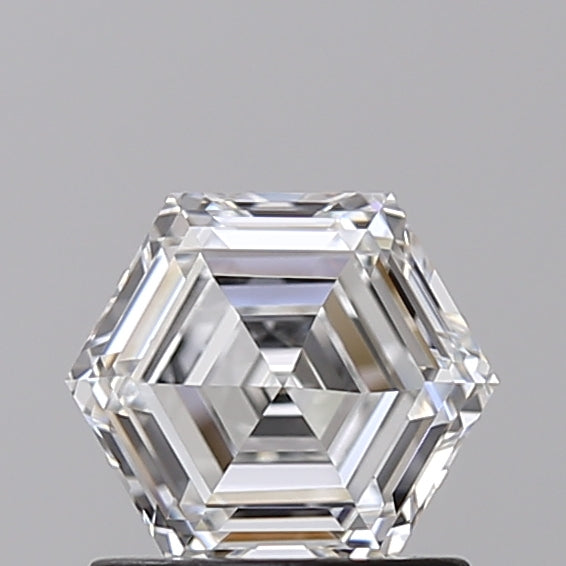 1,04 ct e warna vs1 hexagonal cut lab -choid lab berlian - bersertifikat IGI