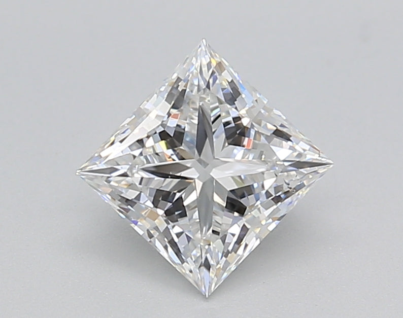 1.06 ct d renk vs2 prenses kesim laboratuvar yetiştirilen elmas - IGI sertifikalı