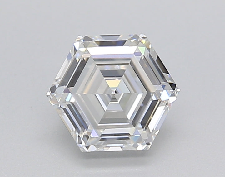1.01 Carat Hexagonal Lab Grown Diamond, VVS2/D