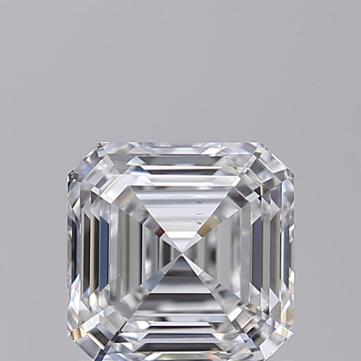 1.06 ct e renk vs2 kare zümrüt kesim laboratuvar yetiştirilen elmas - IGI Sertifikalı