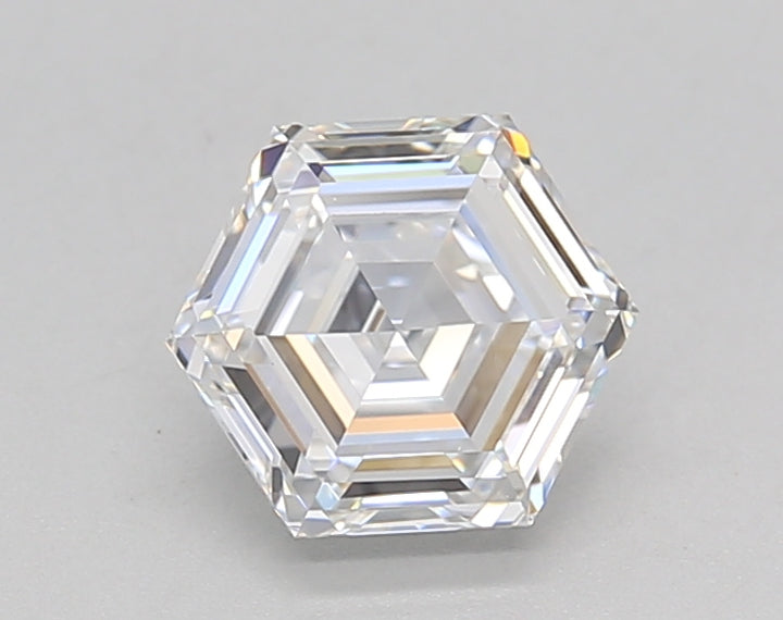 1.01 Carat Hexagonal Lab Grown Diamond, IF/D