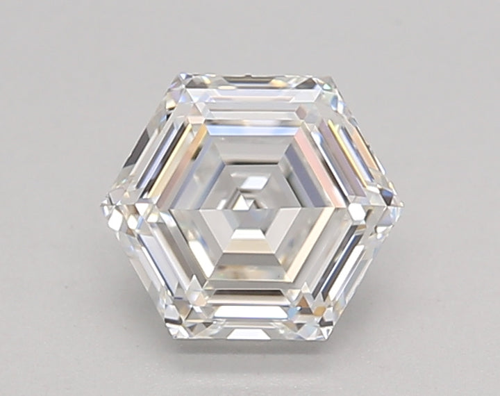 1,04 ct e warna vs1 hexagonal cut lab -choid lab berlian - bersertifikat IGI