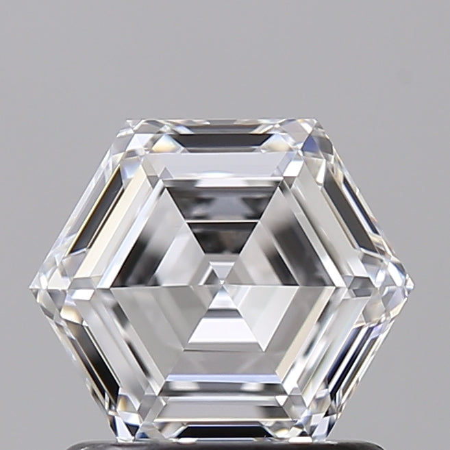 1.0 Carat Hexagonal Lab Grown Diamond, VS1/E