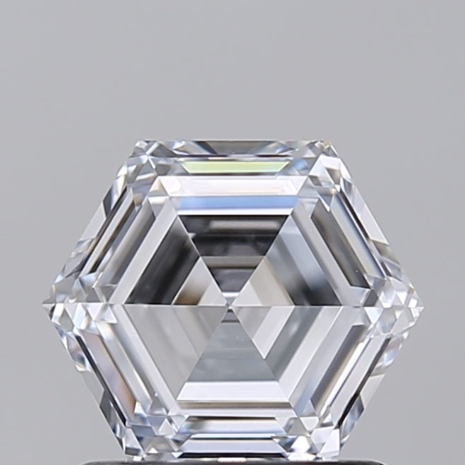 1.02 Carat Hexagonal Lab Grown Diamond, VVS2/F