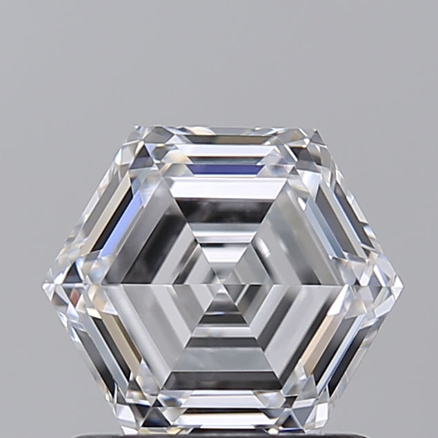 1.02 Carat Hexagonal Lab Grown Diamond,  VS1/E