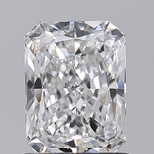 1.04 CT D kleur VVS1 Radiant Cut Lab Gegroeide diamant - IGI -gecertificeerd