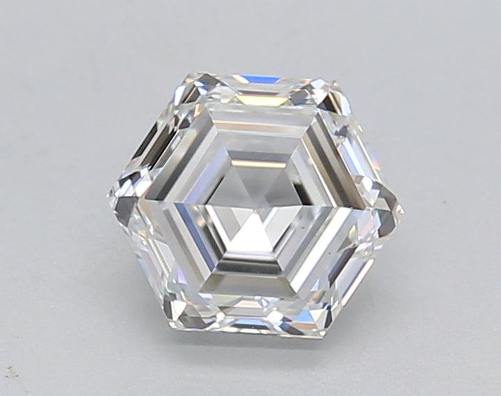 1.0 Carat Hexagonal Lab Grown Diamond, VS2/E