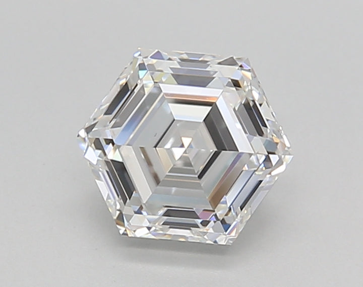 1.02 Carat Hexagonal Lab Grown Diamond, VS2/E