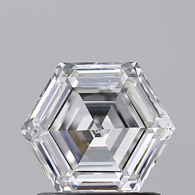 1.02 Carat Hexagonal Lab Grown Diamond, VS1/F