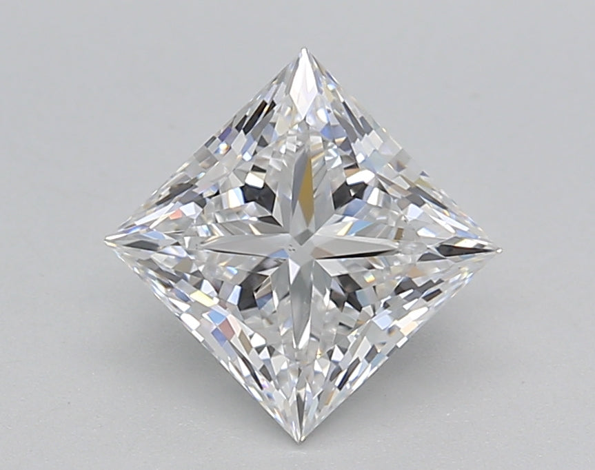 Princess Cut 1.53 CT Lab-Grown Diamond (VS2, D Color)