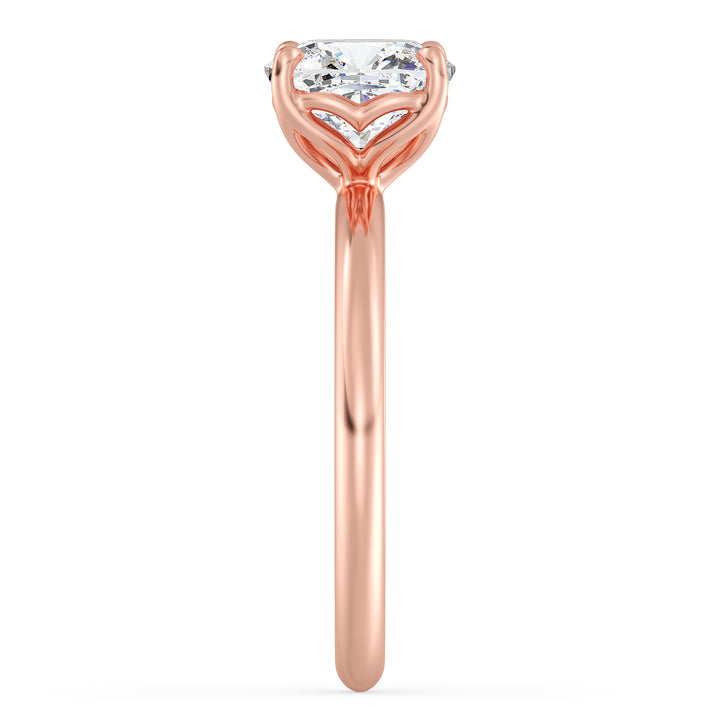 1 carat Solitaire Rng Prong set in 18K Rose Gold