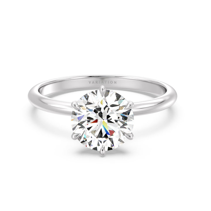 Women 1 carat solitaire diamond ring