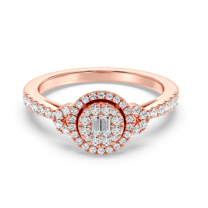 Кластер обручка ореолу