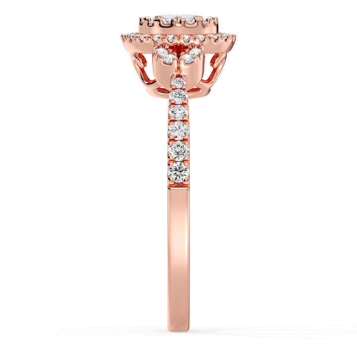 Кластер обручка ореолу