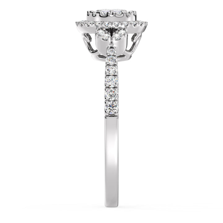 Кластер обручка ореолу