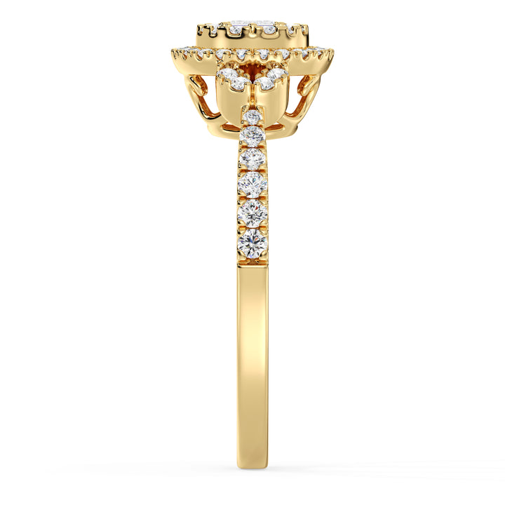 Кластер обручка ореолу