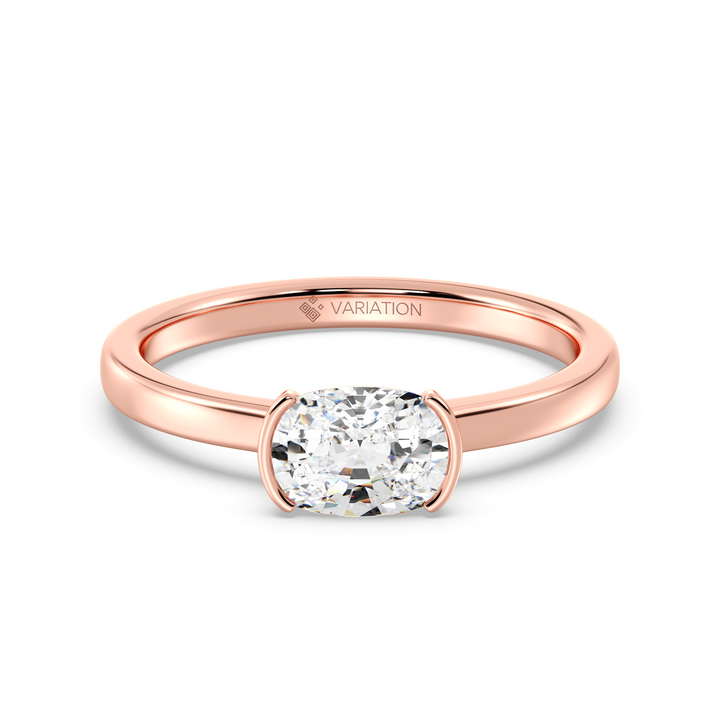 Oval Solitaire Ring