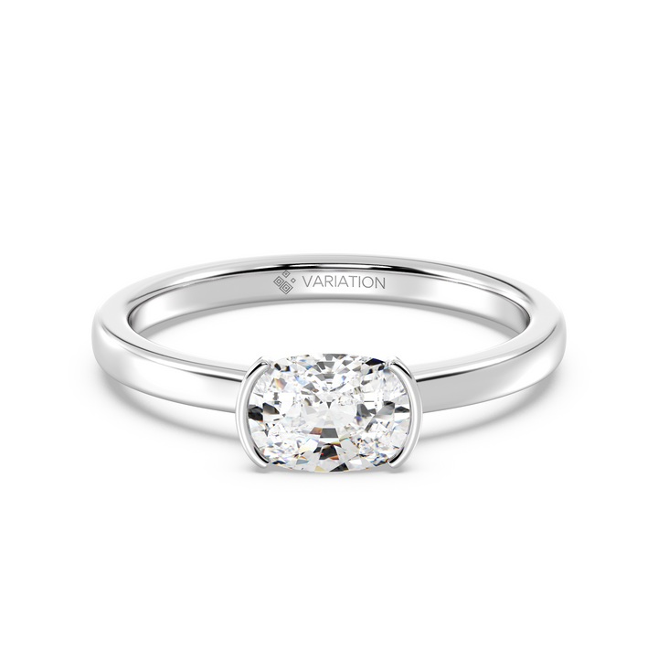 Oval Solitaire Ring