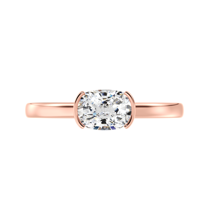 Oval Solitaire Ring