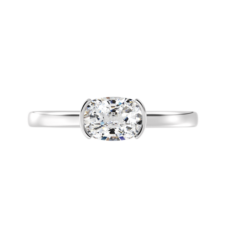 Oval Solitaire Ring