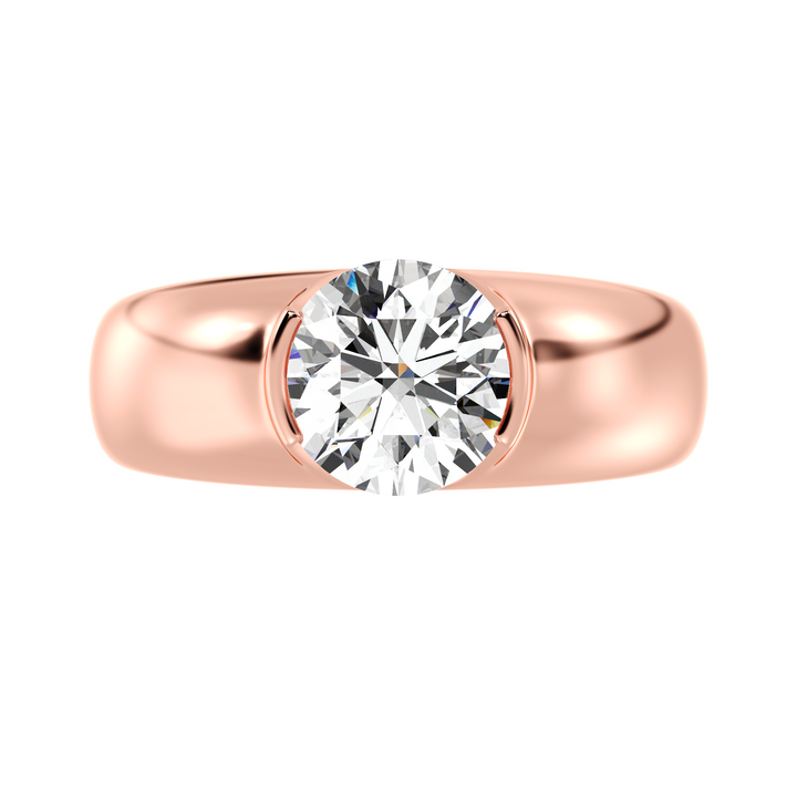 Bezel Set Solitaire Ring