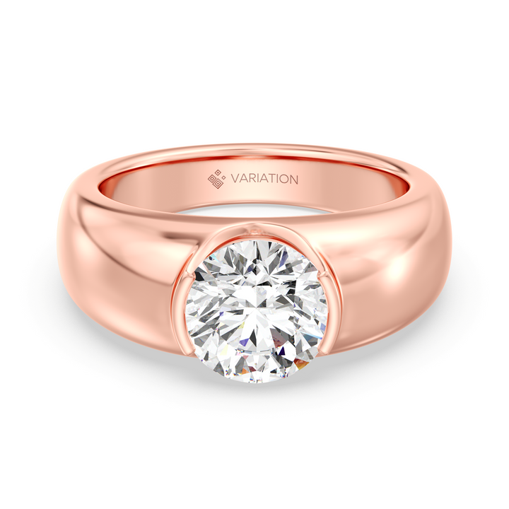 Bezel Set Solitaire Ring