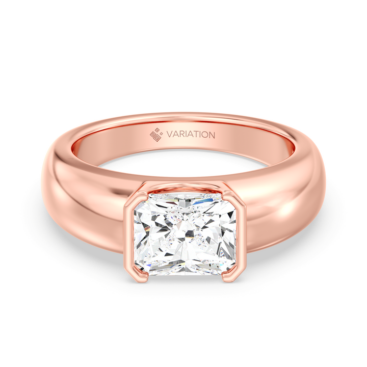 Radiant Solitaire Ring