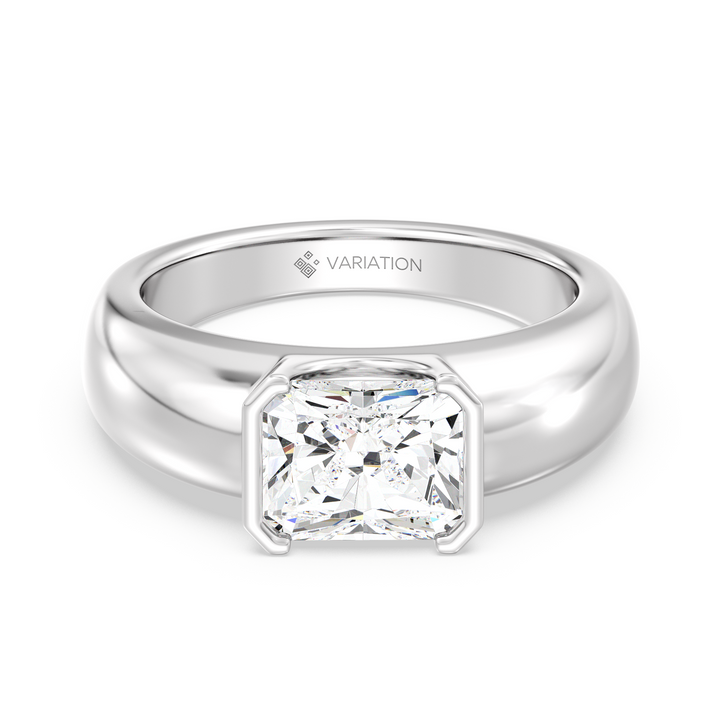 Radiant Solitaire Ring