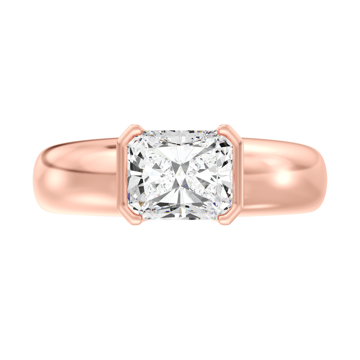 Radiant Solitaire Ring